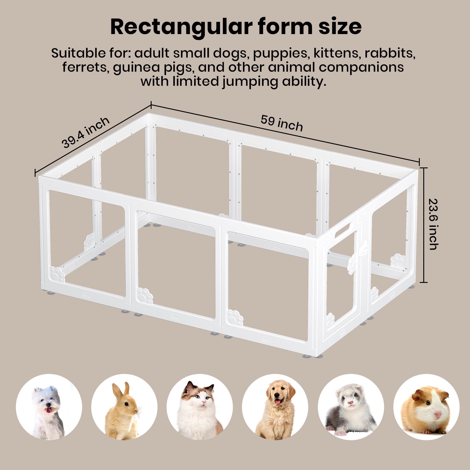 Animigo Clear Acrylic Plastic Cages for pets
