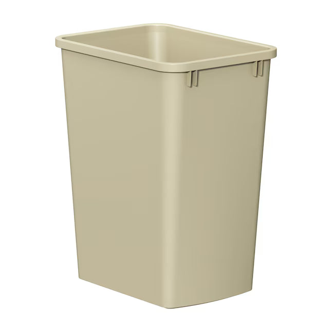 Trash Can Wastebasket Versatile Design for Kitchen Office Bathroom