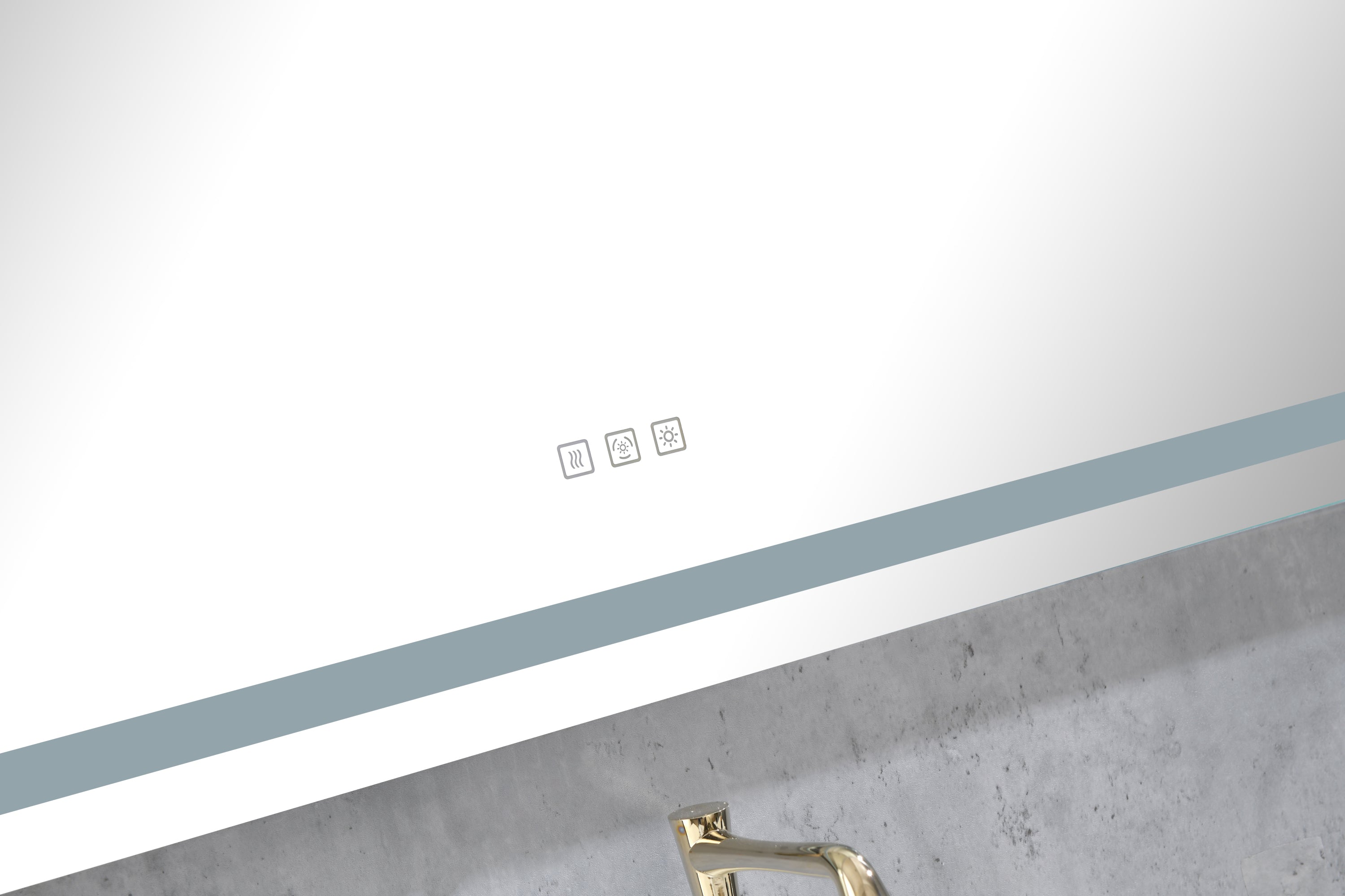 40 x 32 Inch LED Mirror Bathroom Vanity Mirrors with Lights, Wall Mounted Anti-Fog Memory Large Dimmable Front Light Makeup Mirror