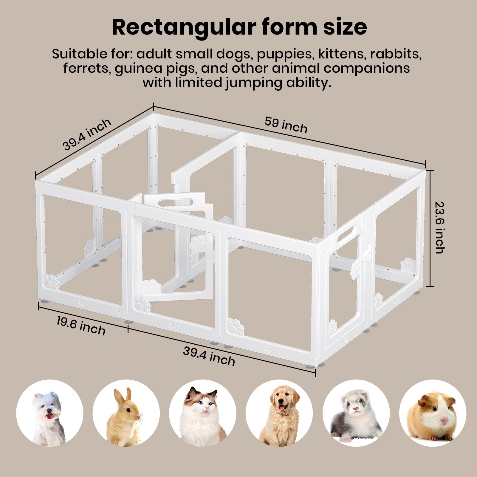 Animigo Clear Acrylic Plastic Cages for pets