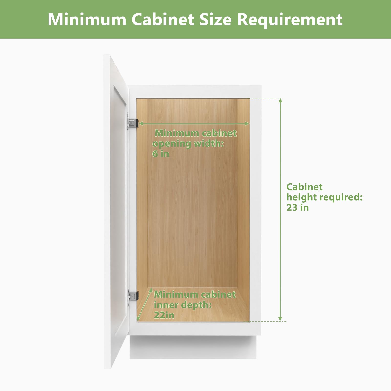 3-Tier Pull-Out Shelf With Wooden Handle Planks