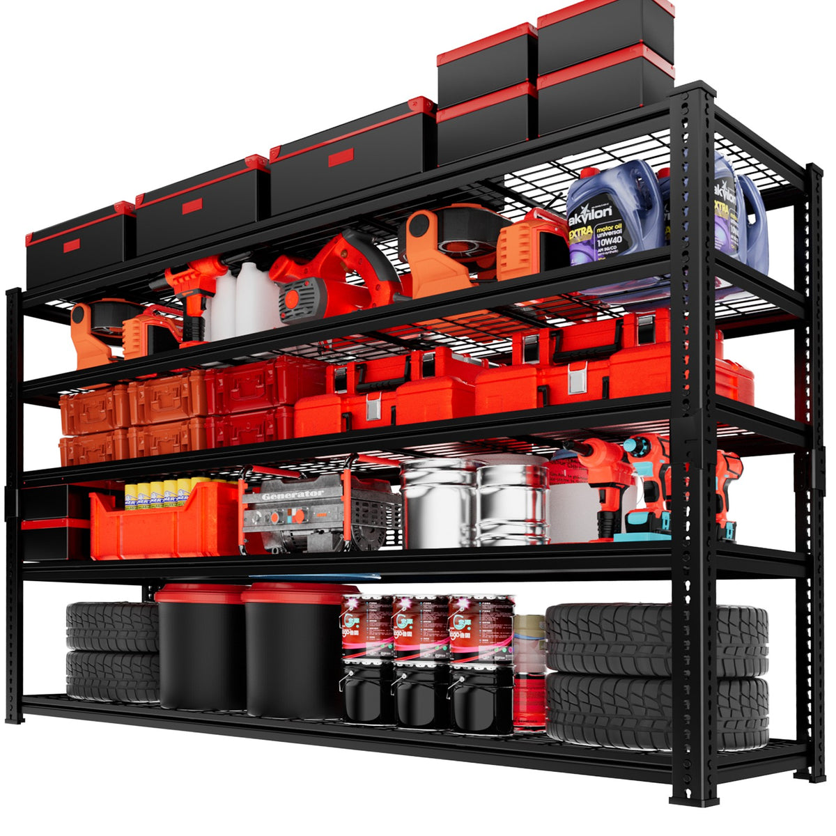 TW Adjustable Heavy Duty Metal Shelving Unit