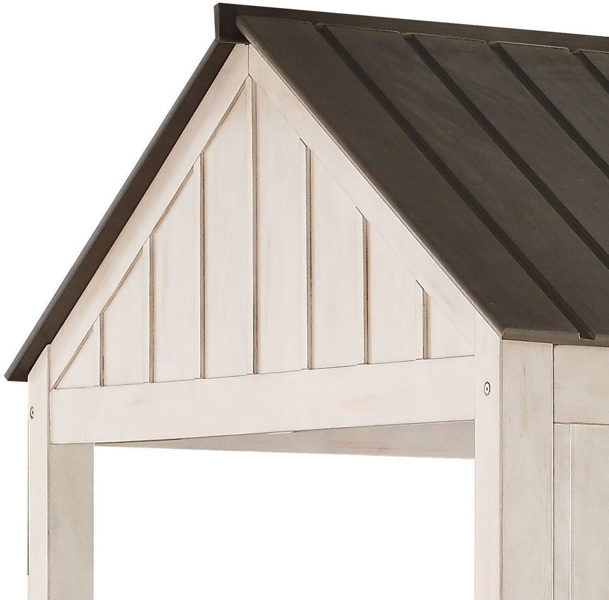 Spring Cottage Full Bed in Weathered White & Washed Gray 37655F