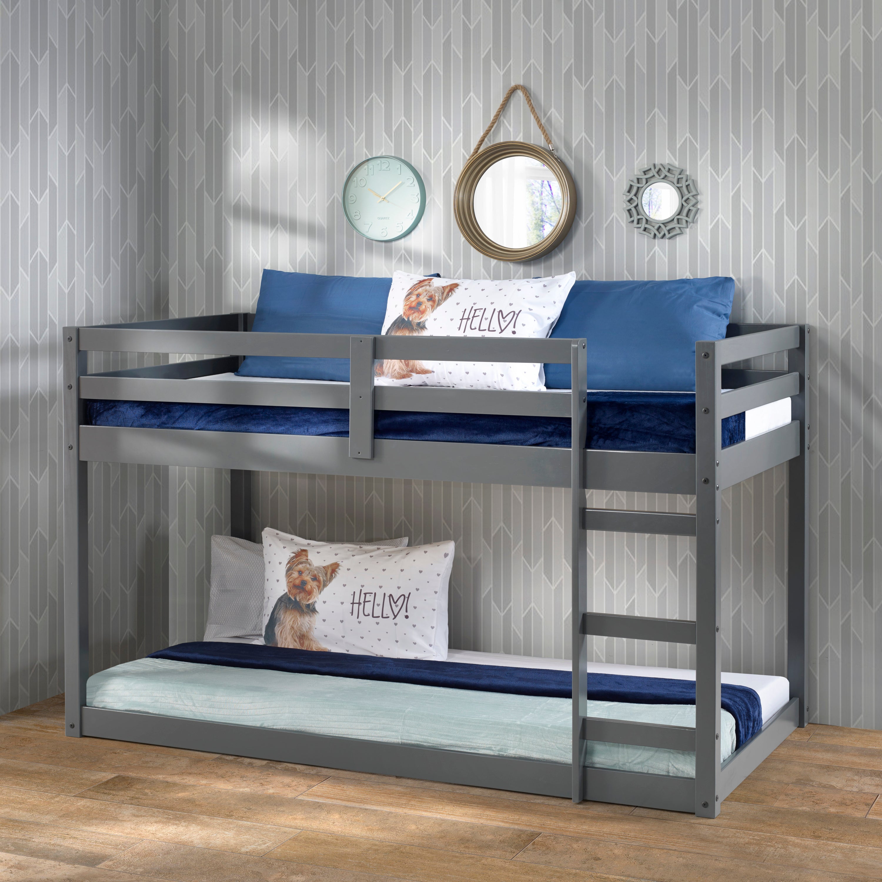 Gaston Loft Bed, Gray 38180