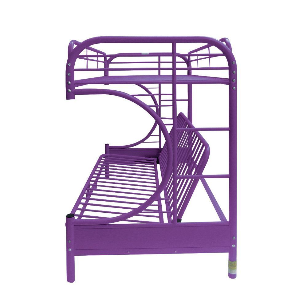 Eclipse Bunk Bed (Twin/Full/Futon) in Purple 02091PU