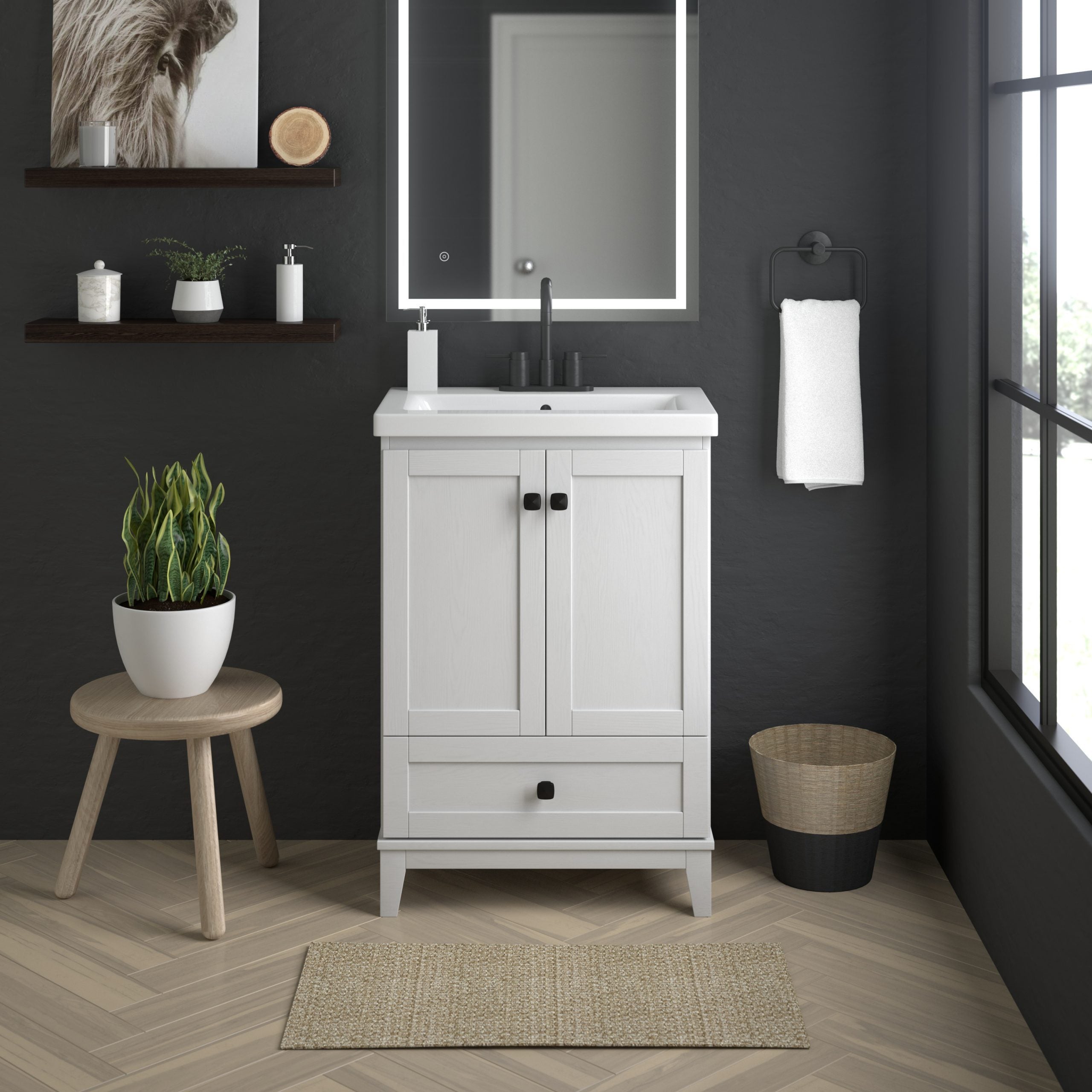 24" × 30" LED Mirror