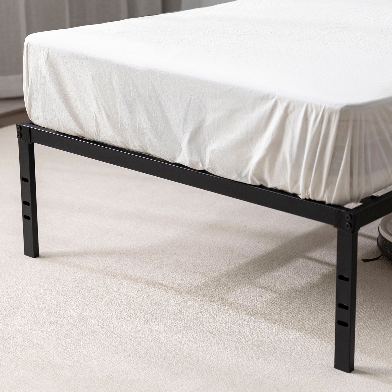 Twin Metal Platform Bed Frame,No Box Spring Needed