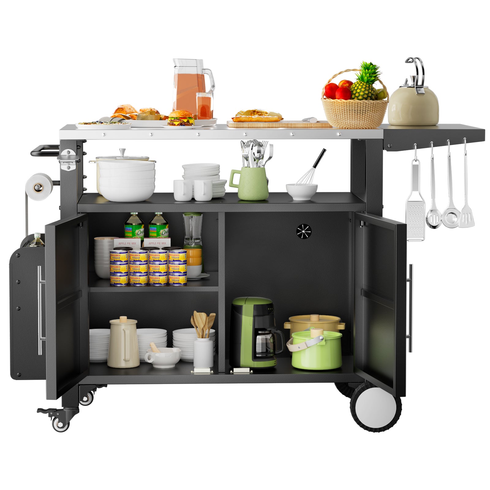Metal Kitchen Cart