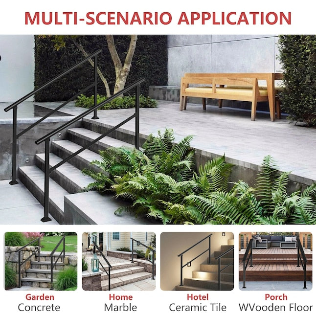Hand Rails for Outdoor Steps Wrought Iron Railing