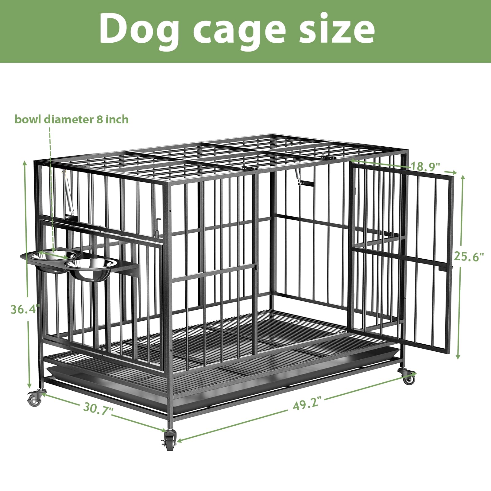 49 Inch Heavy Duty Dog Crate