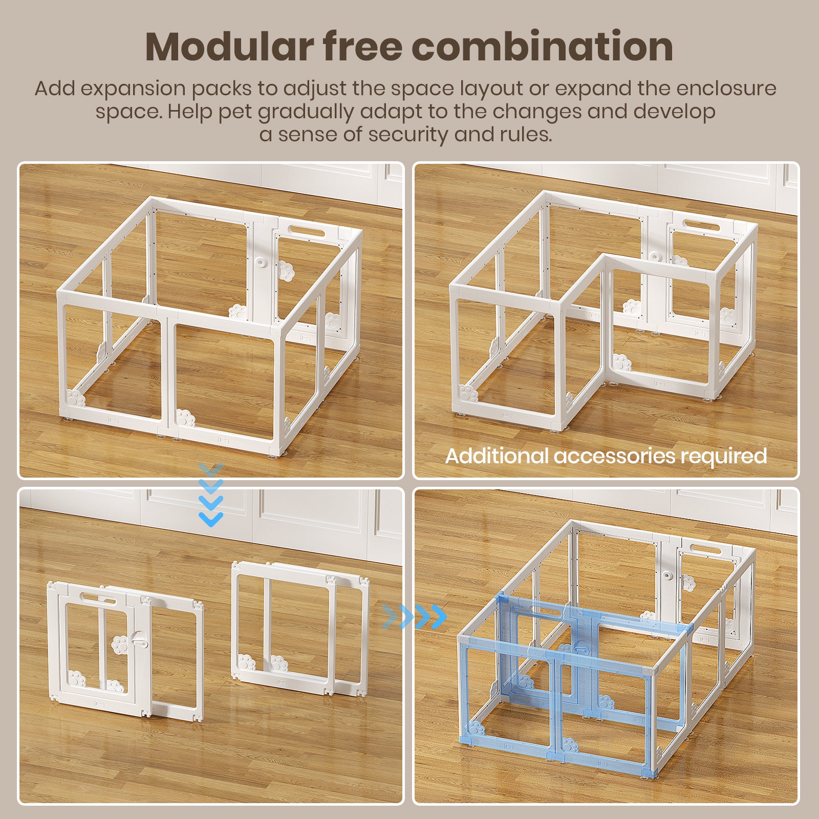 Animigo Clear Acrylic Plastic Cages for pets