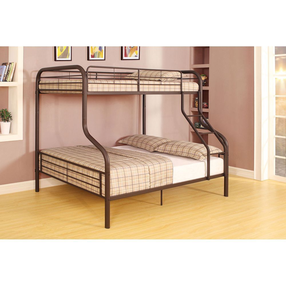 Cairo Bunk Bed (Twin/Full) in Sandy Black 37610