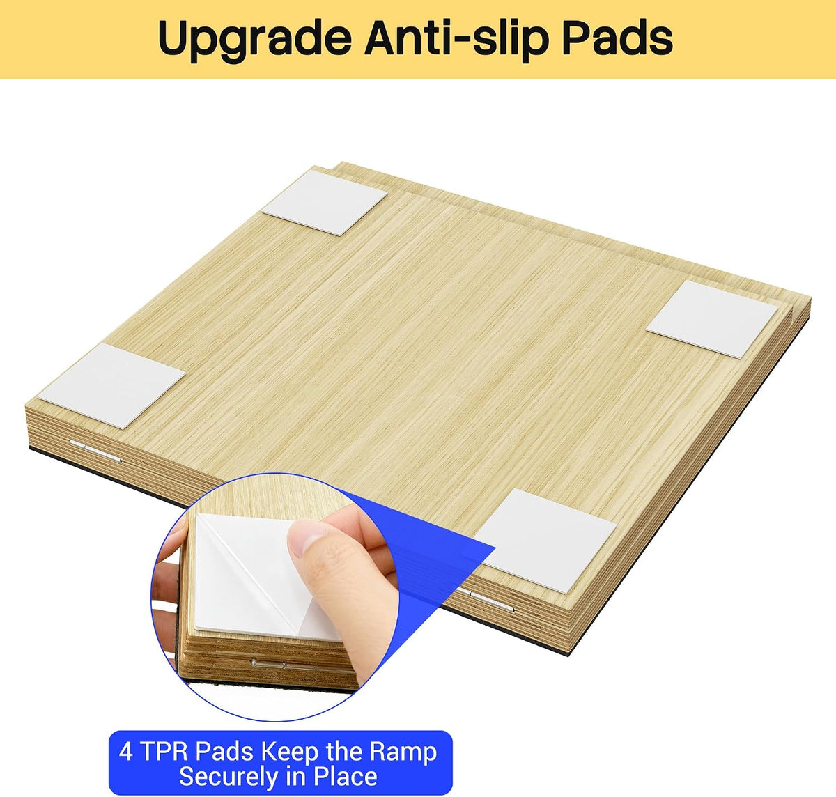 Dog Ramp for Stairs, Non-Slip Pet Ramp for Indoor Stairs for Small Dog 1 Pack