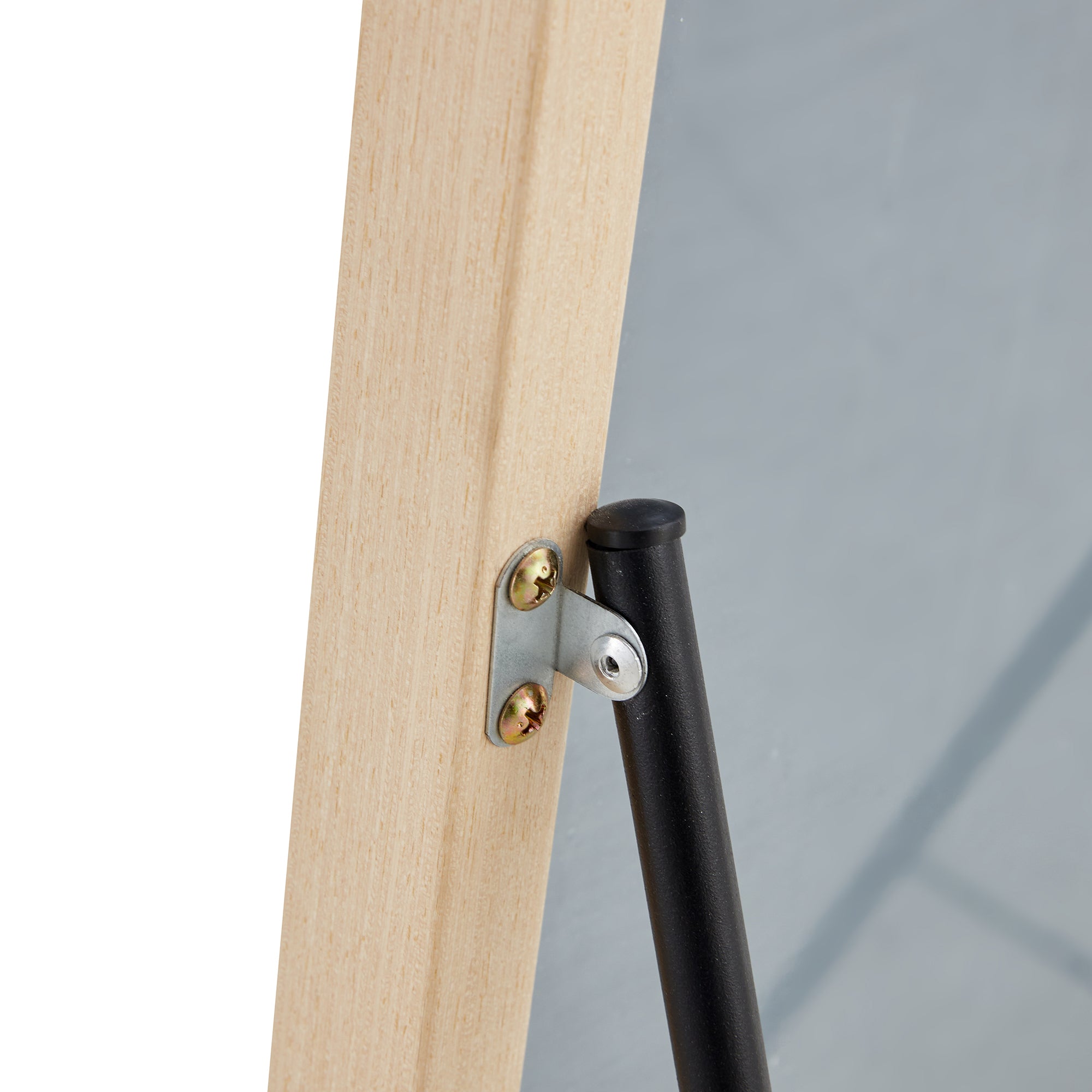 Oak solid wood frame full length mirror, dressing mirror, bedroom entrance, decorative mirror, clothing store, and floor mounted mirror. 60" *17.3"