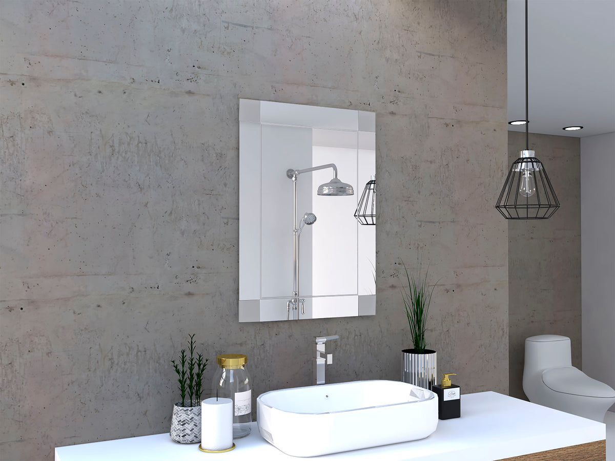 Rectangle Wall-Mounted Mirrors For Bathrooms