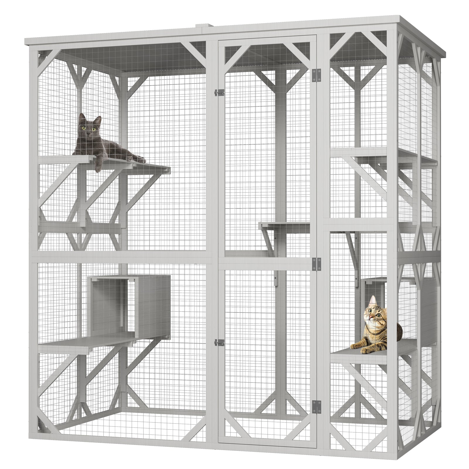 Catio Outdoor Cat Enclosure with Roof