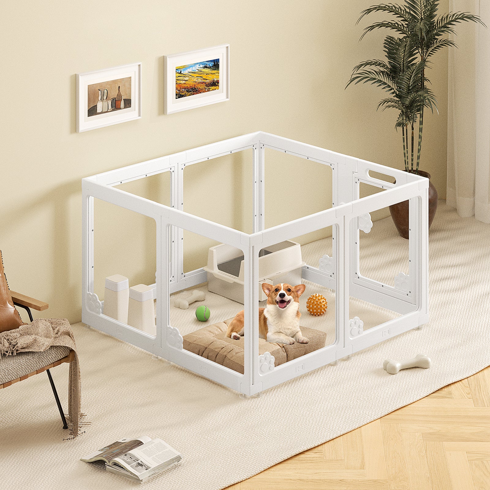 Animigo Clear Acrylic Plastic Cages for pets