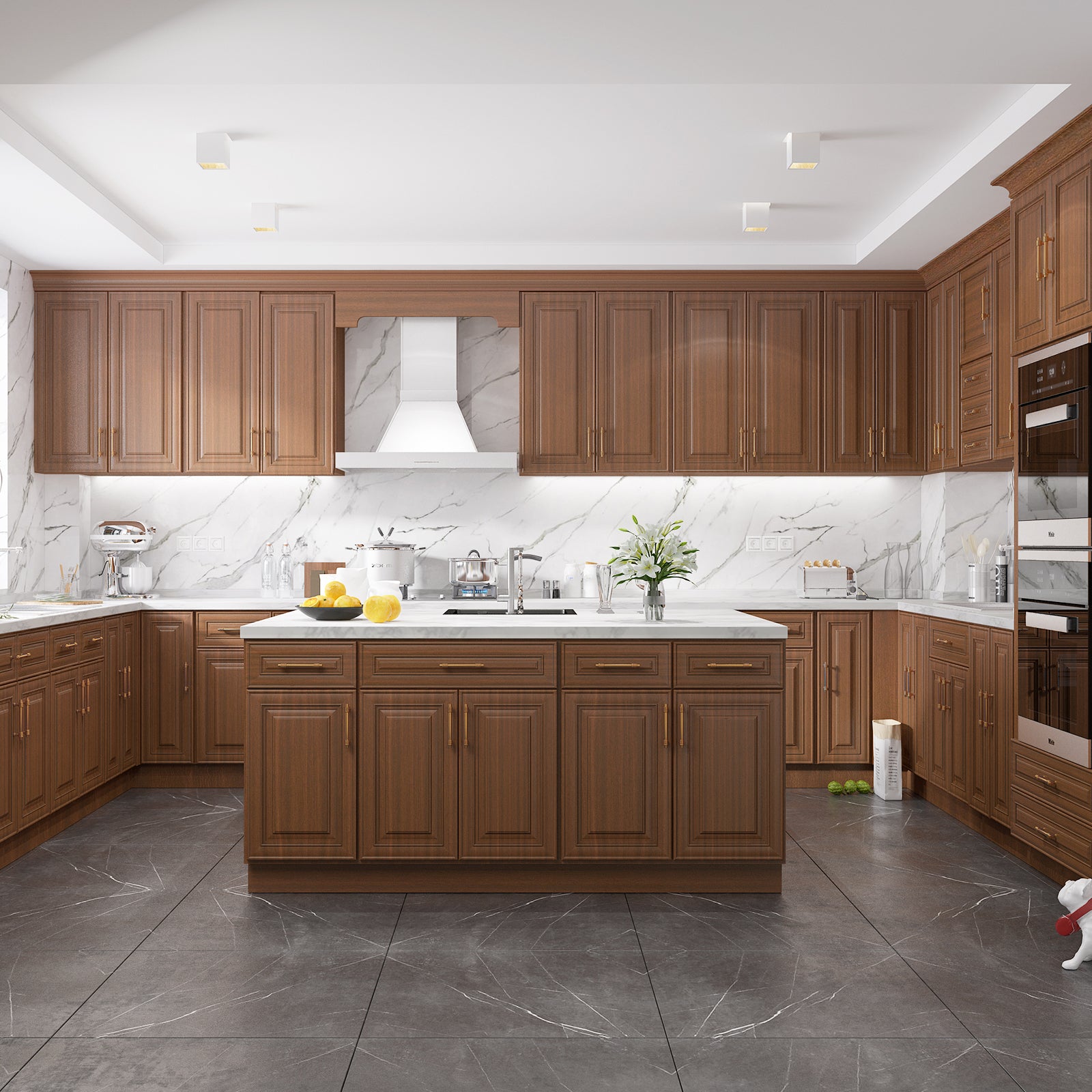 24"D Birch Solid Wood X 15"W X 34-1/2"H Base Kitchen Cabinet B15