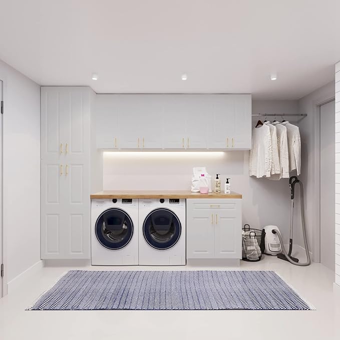 24"D Birch Solid Wood x 18"W x 34.5"H 2 Drawer Base Kitchen Cabinet 18" Wide 2DB18