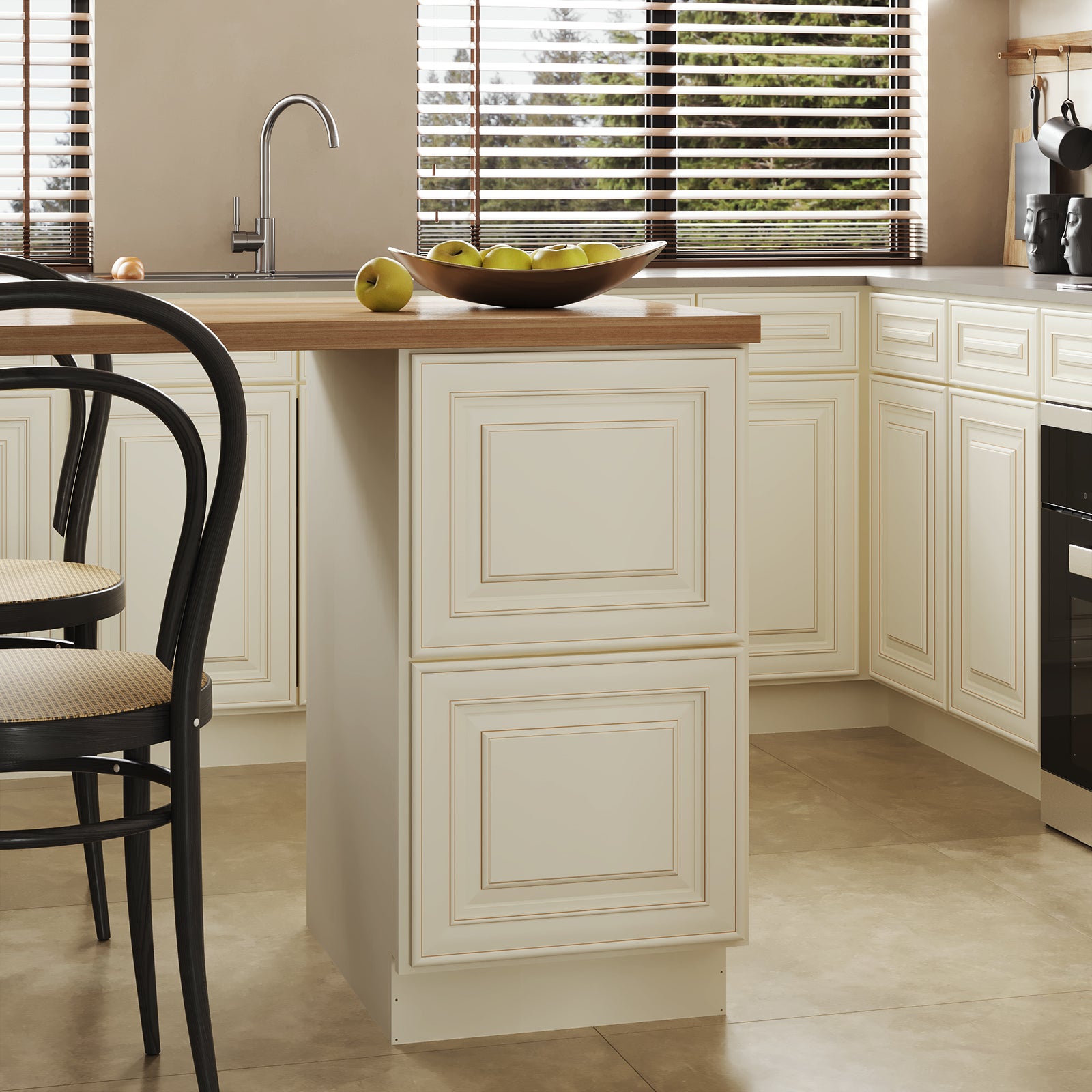2DB Series Drawer Base Cabinet, Kitchen Cabinet