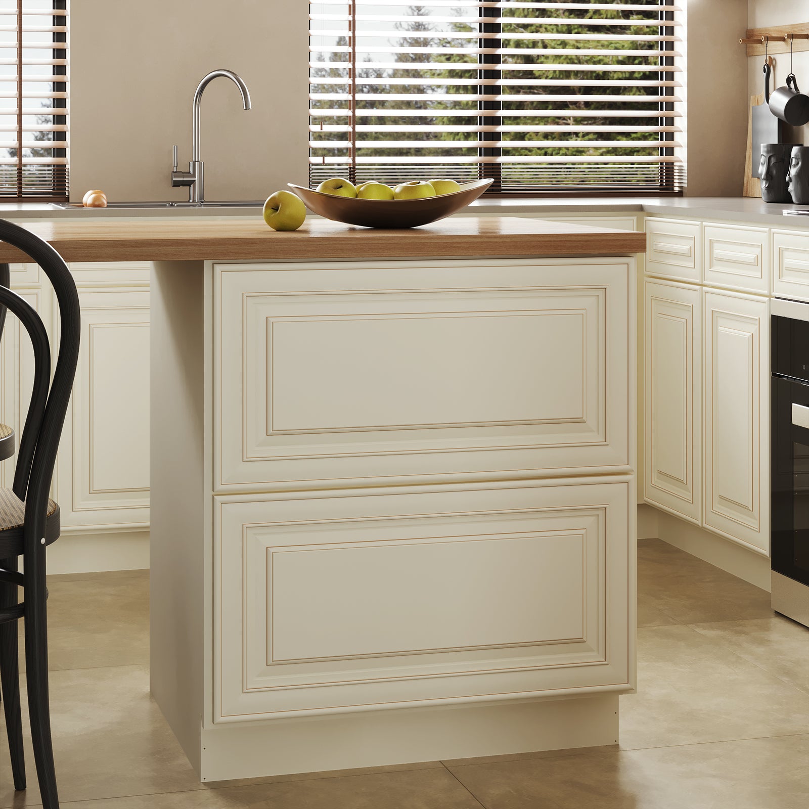 2DB Series Drawer Base Cabinet, Kitchen Cabinet