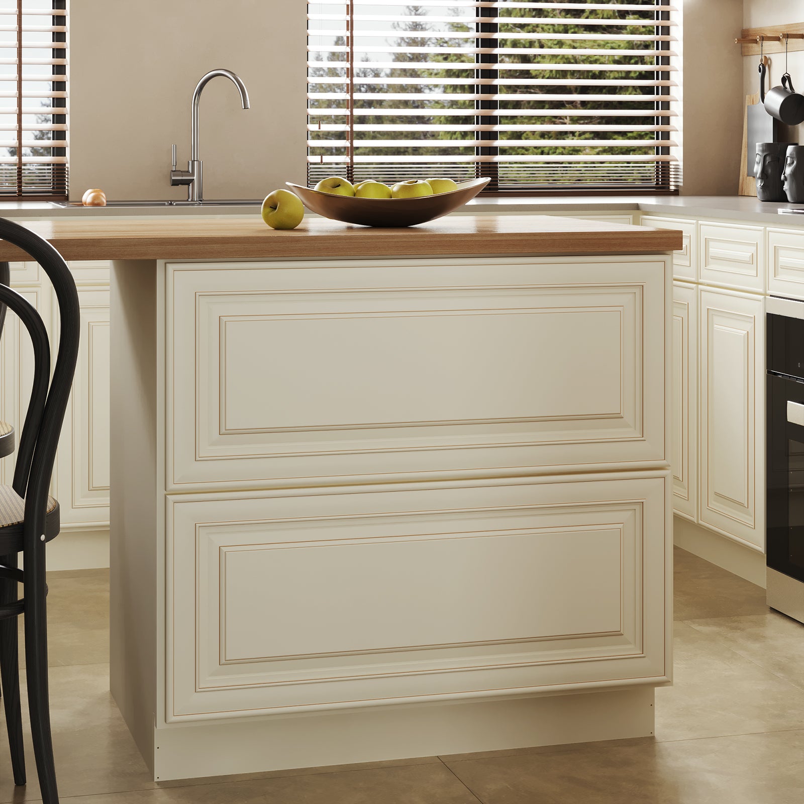 2DB Series Drawer Base Cabinet, Kitchen Cabinet