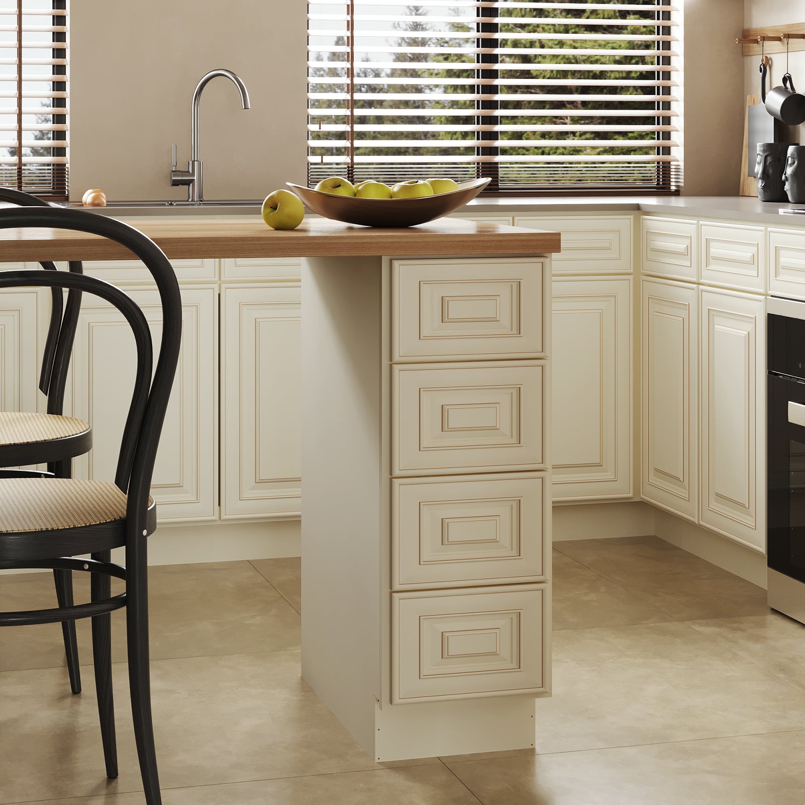 4DB Series Drawer Base Cabinet, Kitchen Cabinet