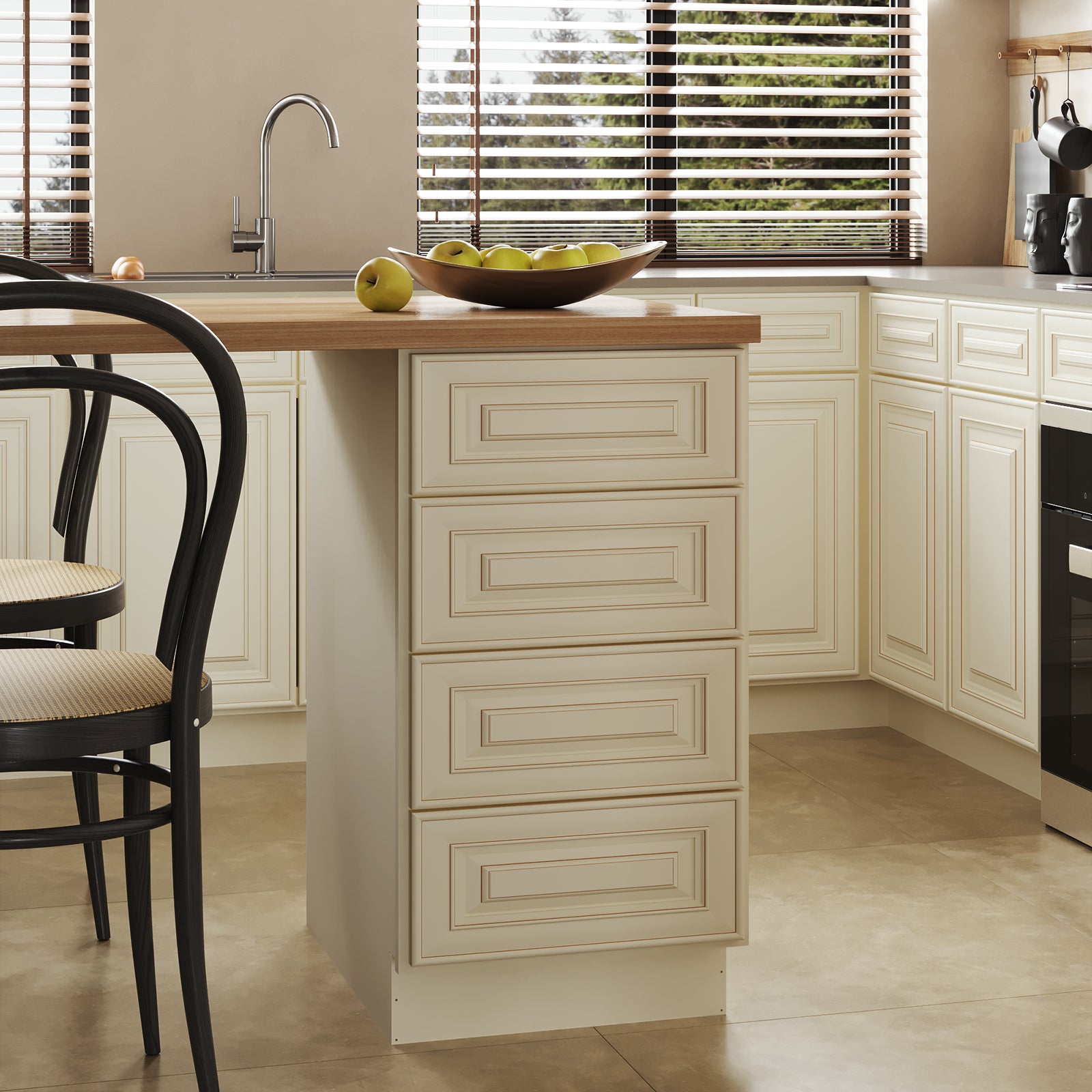 4DB Series Drawer Base Cabinet, Kitchen Cabinet