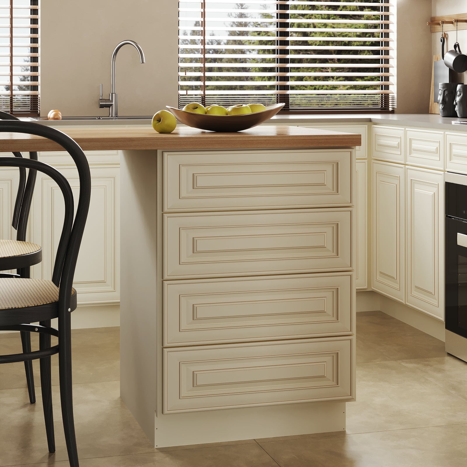 4DB Series Drawer Base Cabinet, Kitchen Cabinet