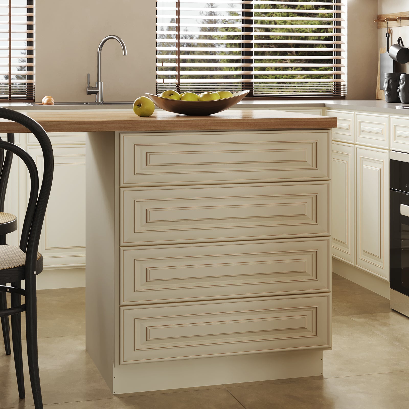 4DB Series Drawer Base Cabinet, Kitchen Cabinet