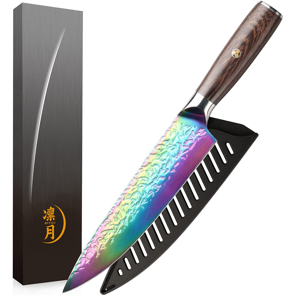 Chef knife kitchen forged sharp paring knife with ergonomic handle professional