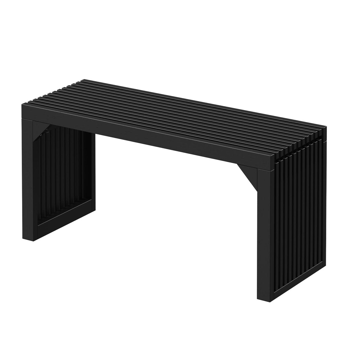 Rectangle Solid Wood Farmhouse Console Table