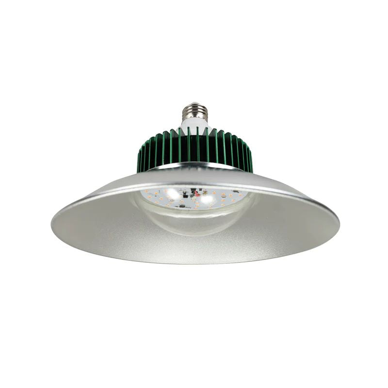 9.75 in. 1-Light 33 -Watt 28.22 PPF LED White Grow Light with Shade and an E26 Base for Plant Growth (3-Pack)