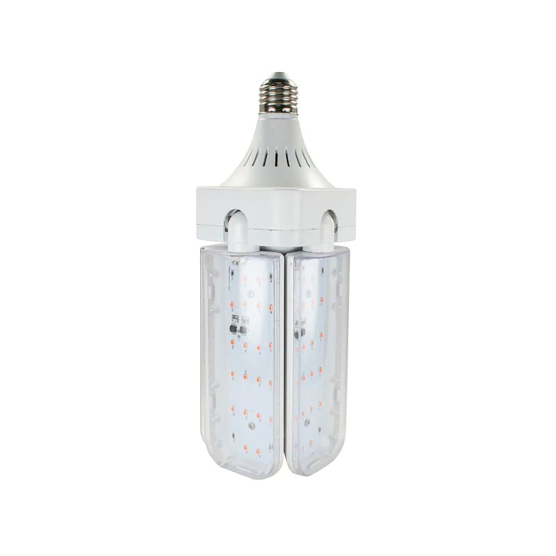 12.4 in. 4-Light 40.1 PPF LED White Grow Light for Plant Growth and Safety Guidance Signal  with an E26 Base(4-Pack)