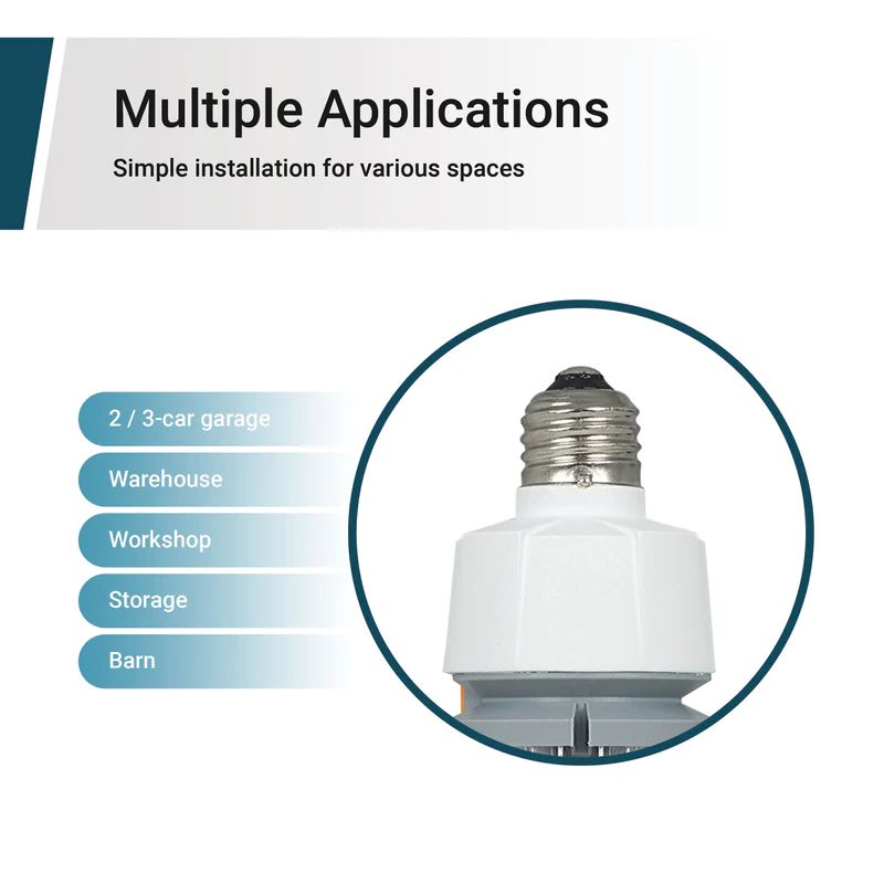 150-Watt Equivalent Cob E26 3900 Lumens LED Light Bulb 3000-5000K Sunlight Color Temperature in Bright White (4-Pack)
