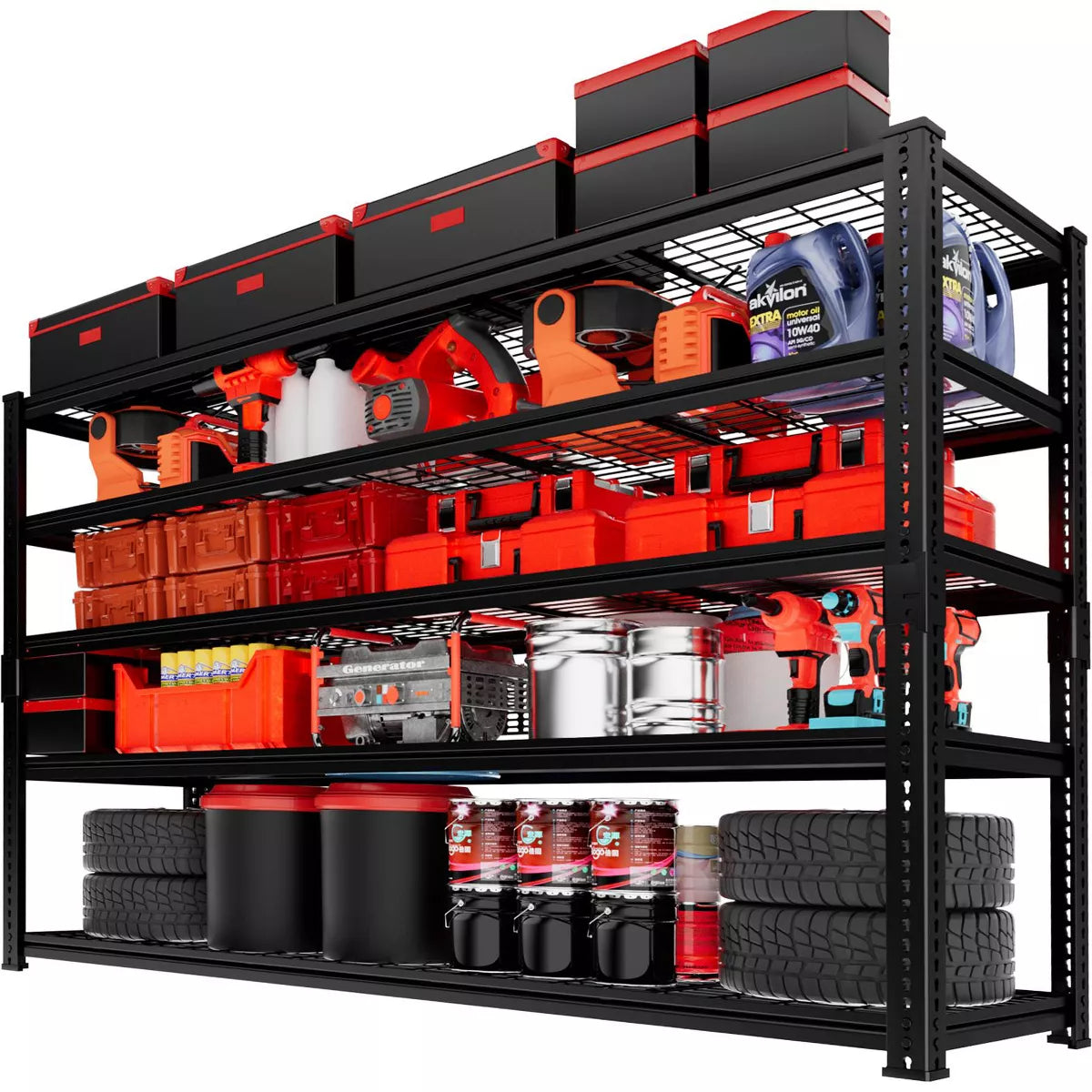 TW Adjustable Heavy Duty Metal Shelving Unit