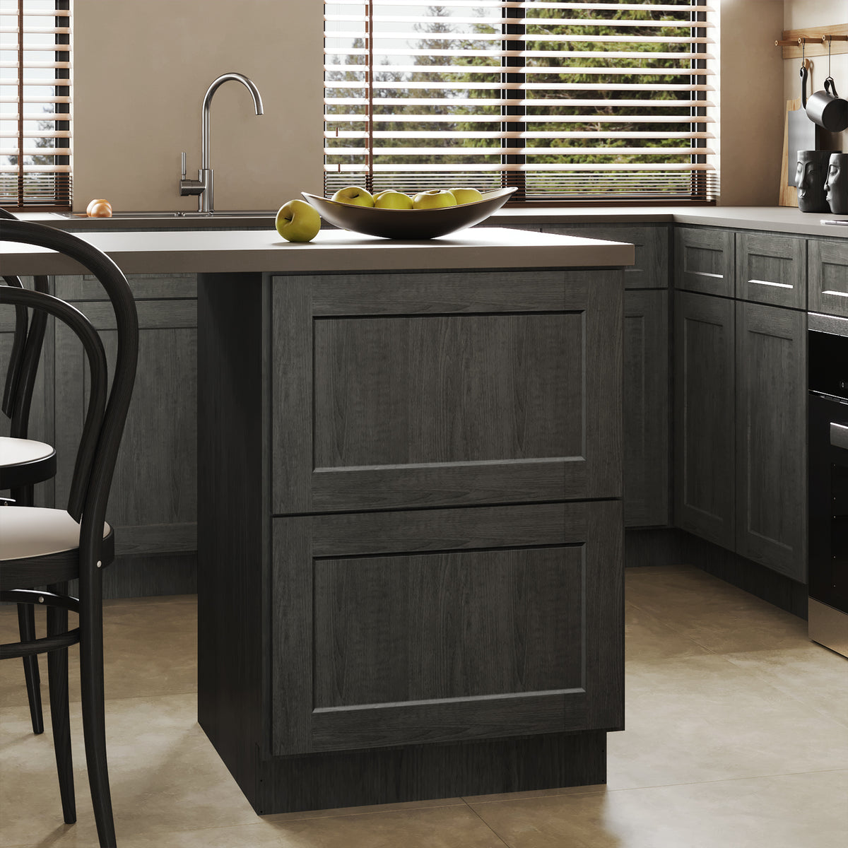 2DB Series Drawer Base Cabinet, Kitchen Cabinet