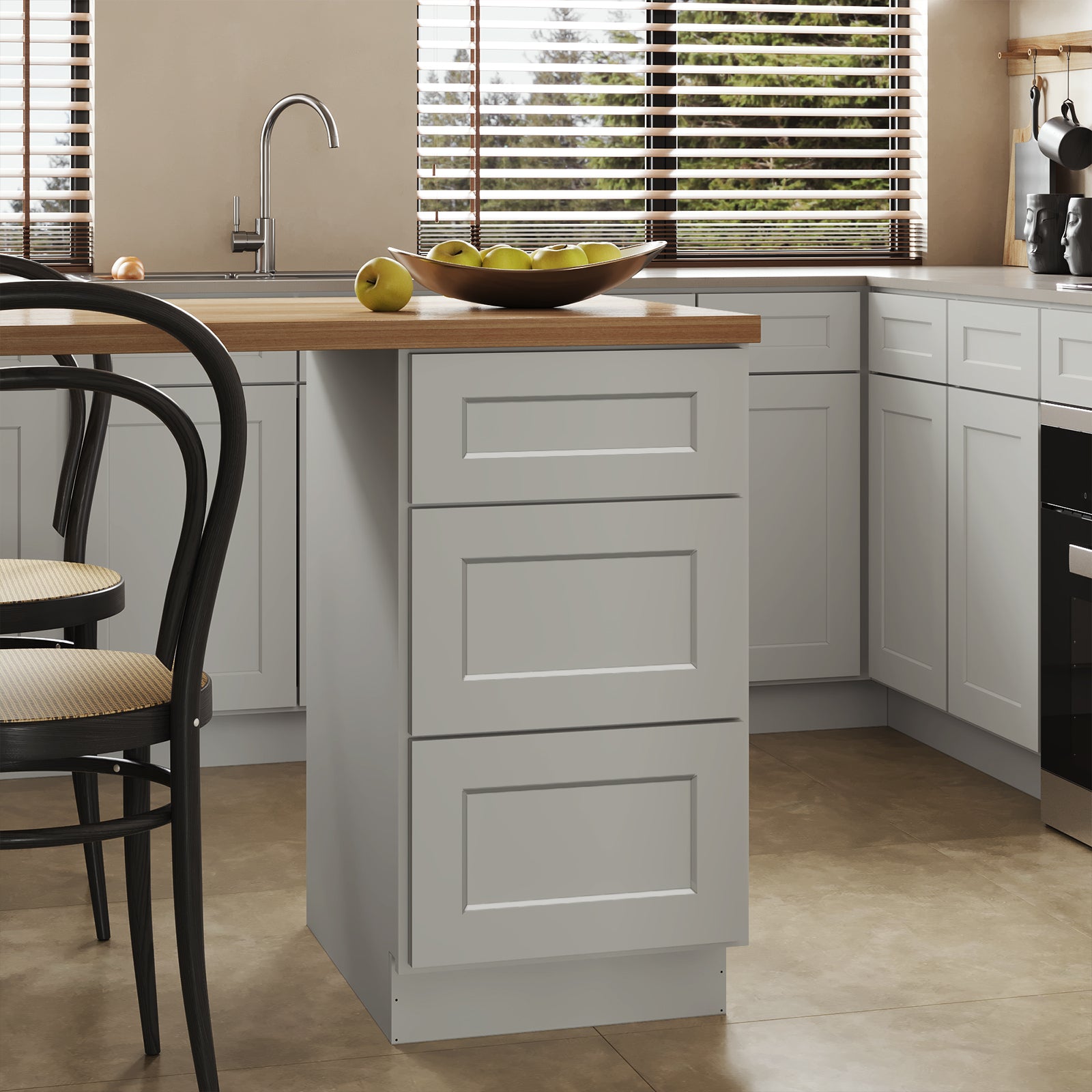 3DB Series Drawer Base Cabinet, Kitchen Cabinet