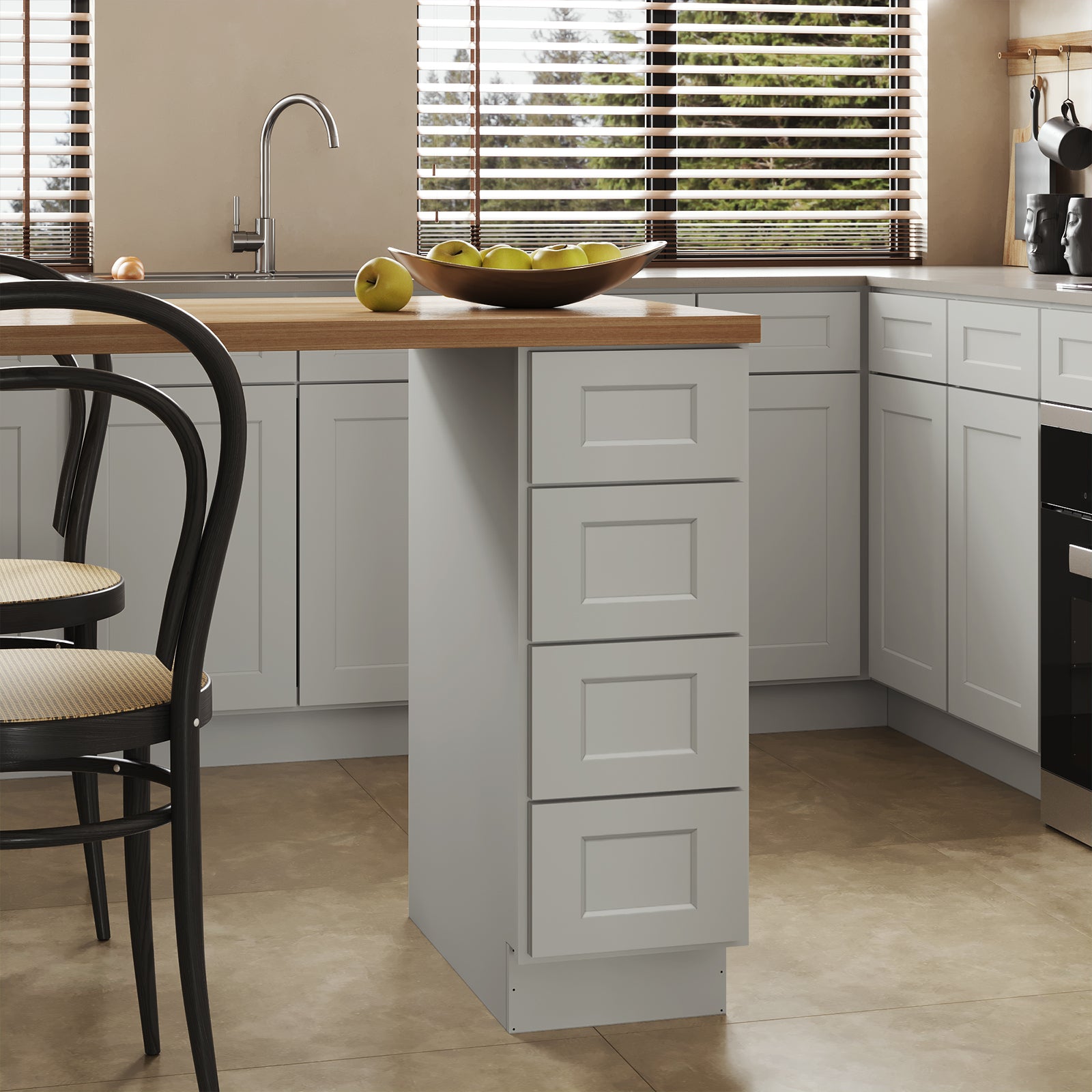 4DB Series Drawer Base Cabinet, Kitchen Cabinet