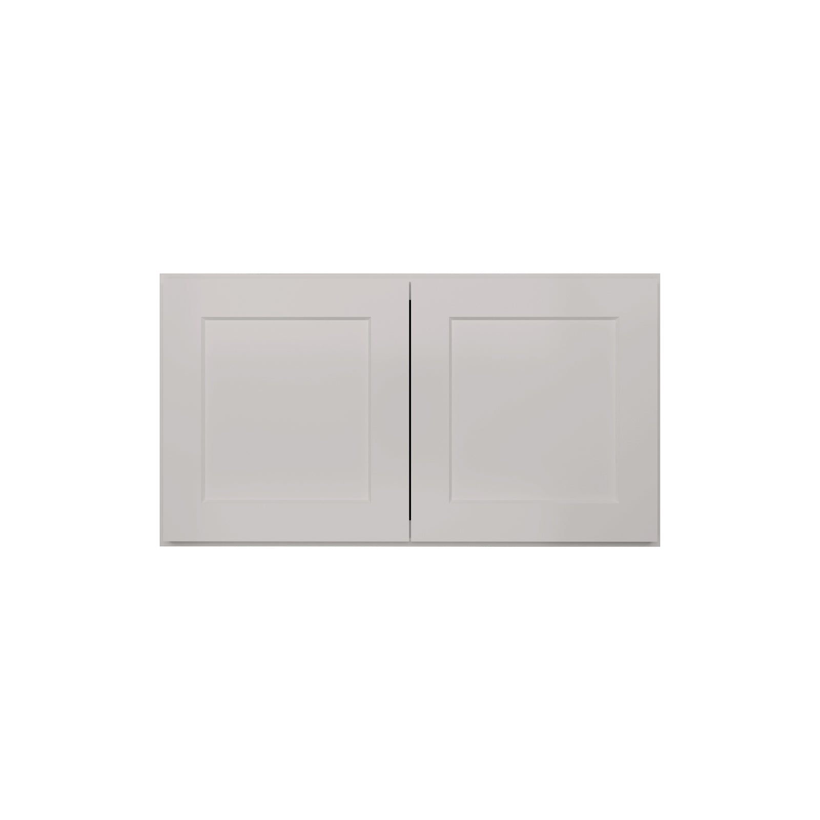 HOMLUX Easy-DIY 33-in W x 24-in D x 24-in H in Shaker White Ready to Assemble Wall Refrigerator Kitchen Cabinet with 2 Doors