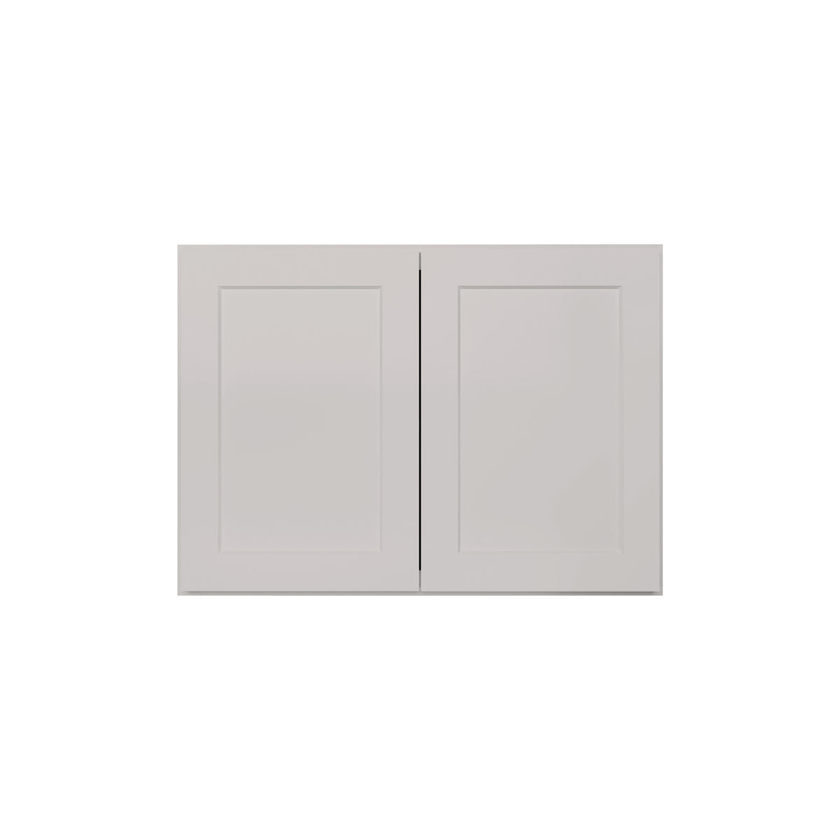 HOMLUX Easy-DIY 33-in W x 24-in D x 24-in H in Shaker White Ready to Assemble Wall Refrigerator Kitchen Cabinet with 2 Doors