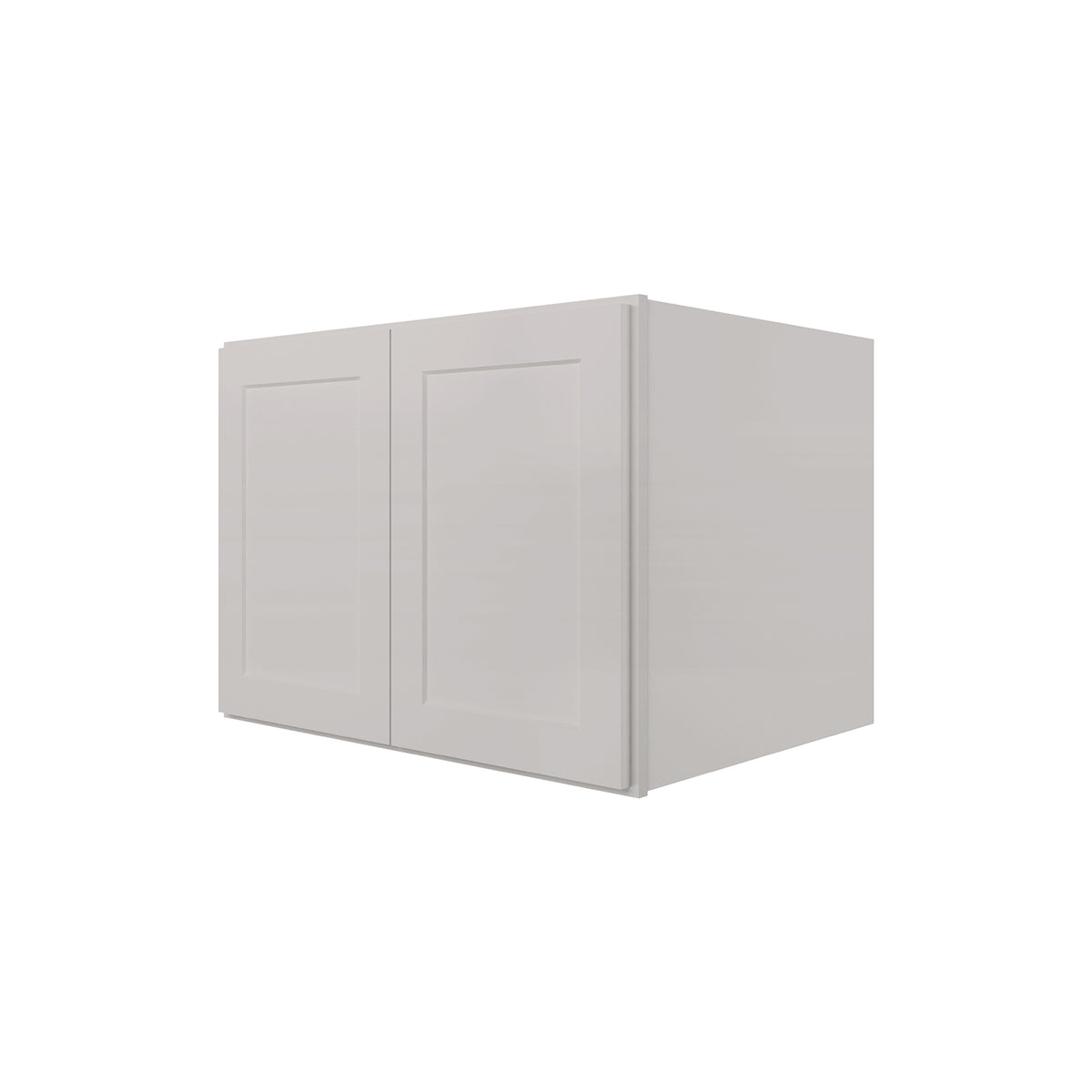HOMLUX Easy-DIY 33-in W x 24-in D x 24-in H in Shaker White Ready to Assemble Wall Refrigerator Kitchen Cabinet with 2 Doors