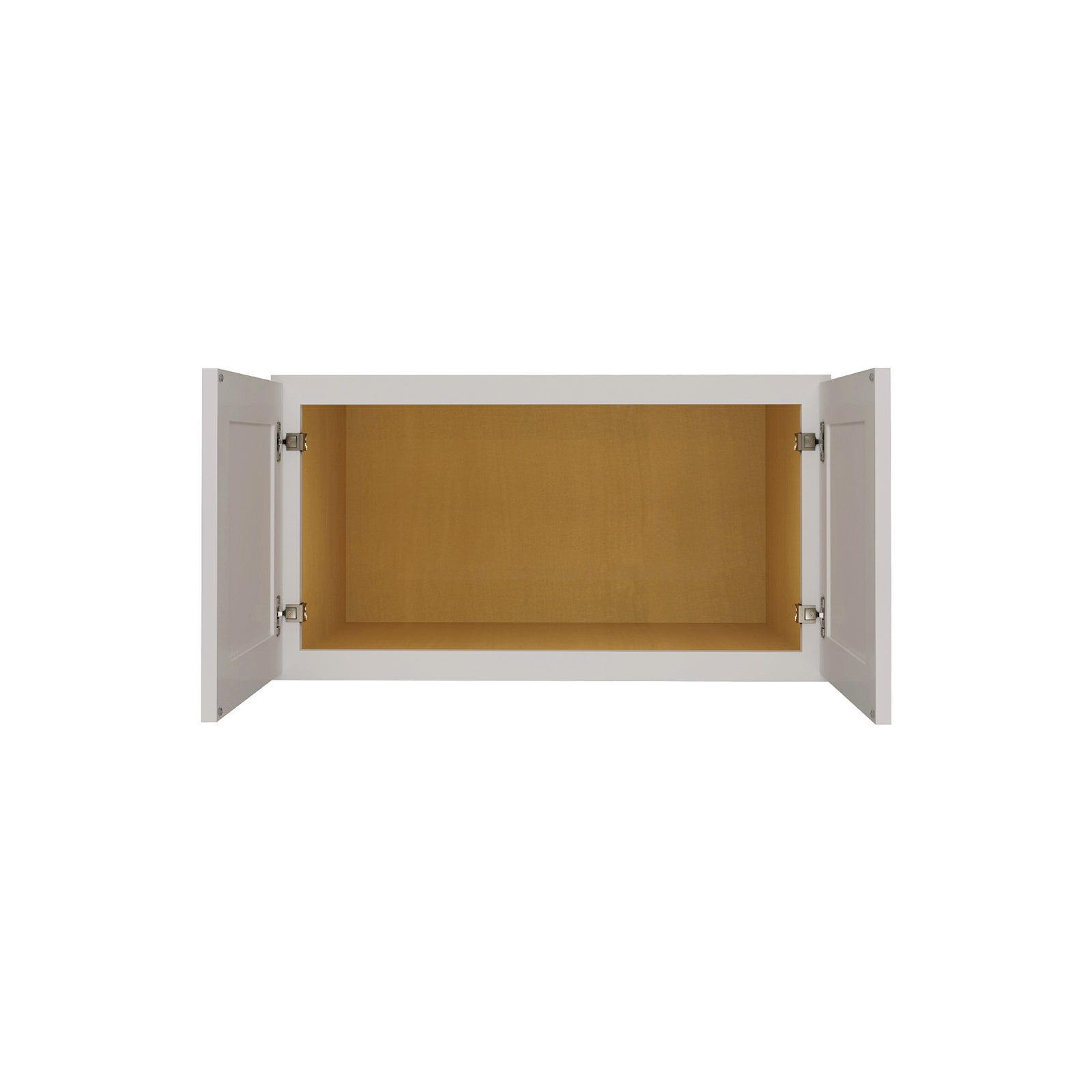 HOMLUX Easy-DIY 33-in W x 24-in D x 24-in H in Shaker White Ready to Assemble Wall Refrigerator Kitchen Cabinet with 2 Doors