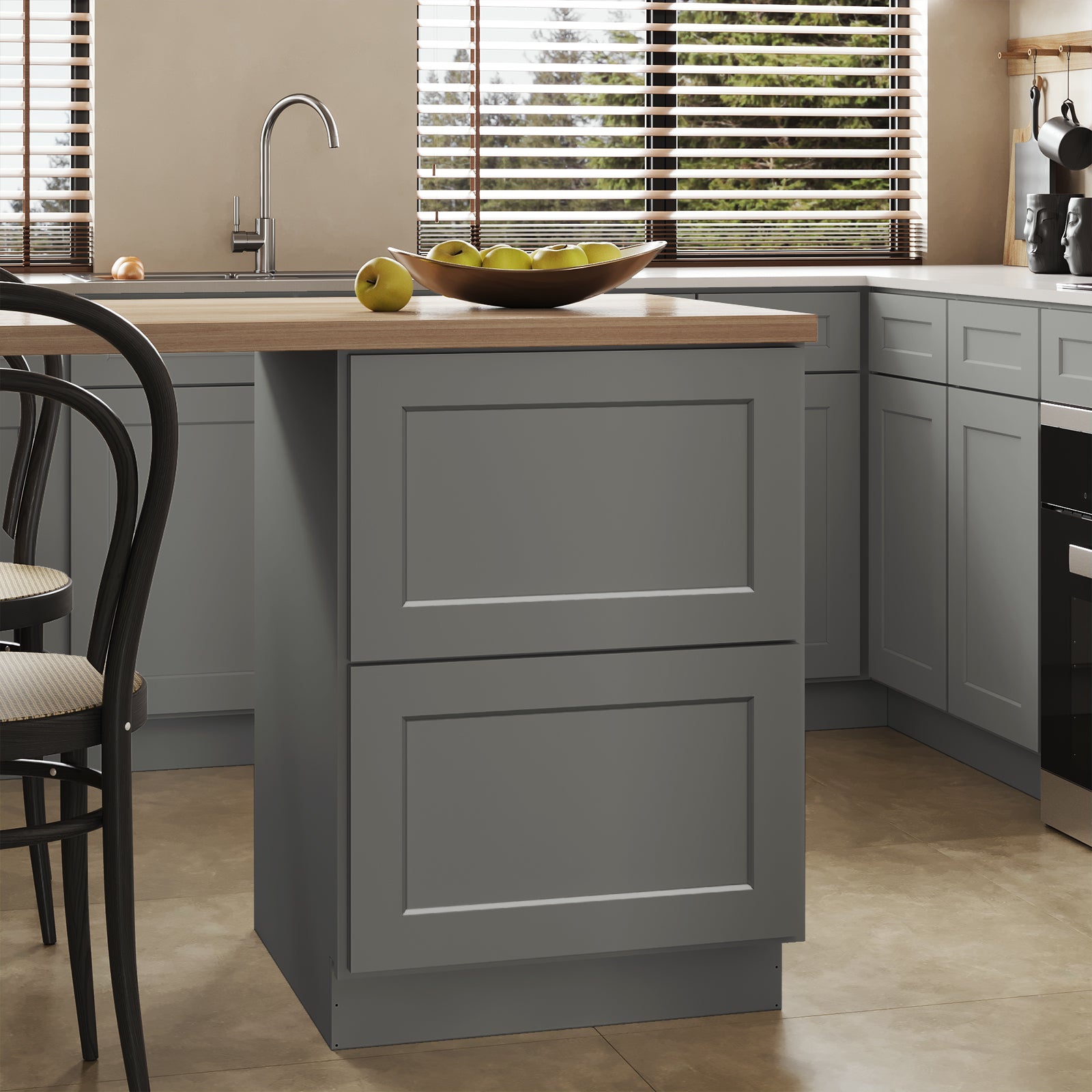 2DB Series Drawer Base Cabinet, Kitchen Cabinet