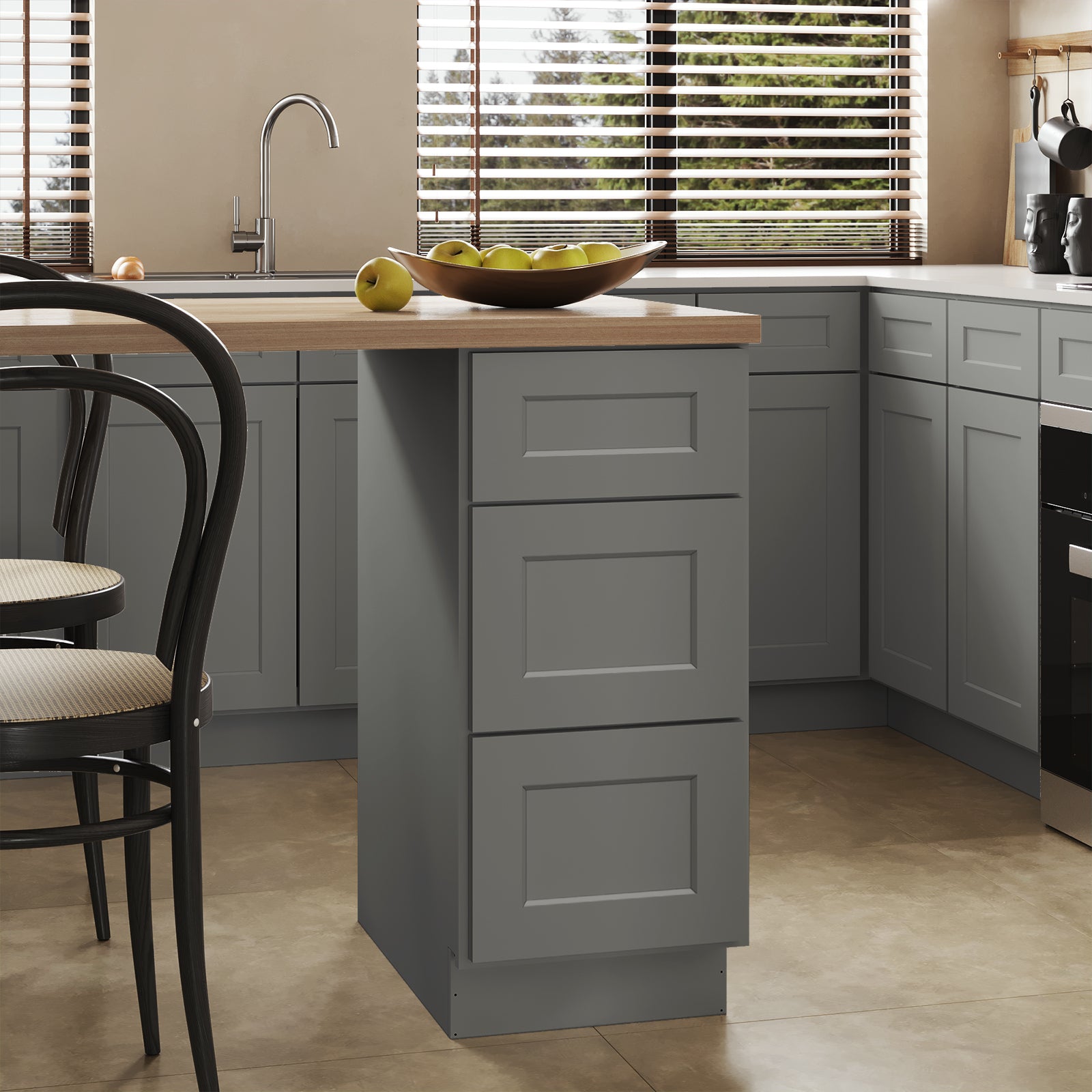 3DB Series Drawer Base Cabinet, Kitchen Cabinet