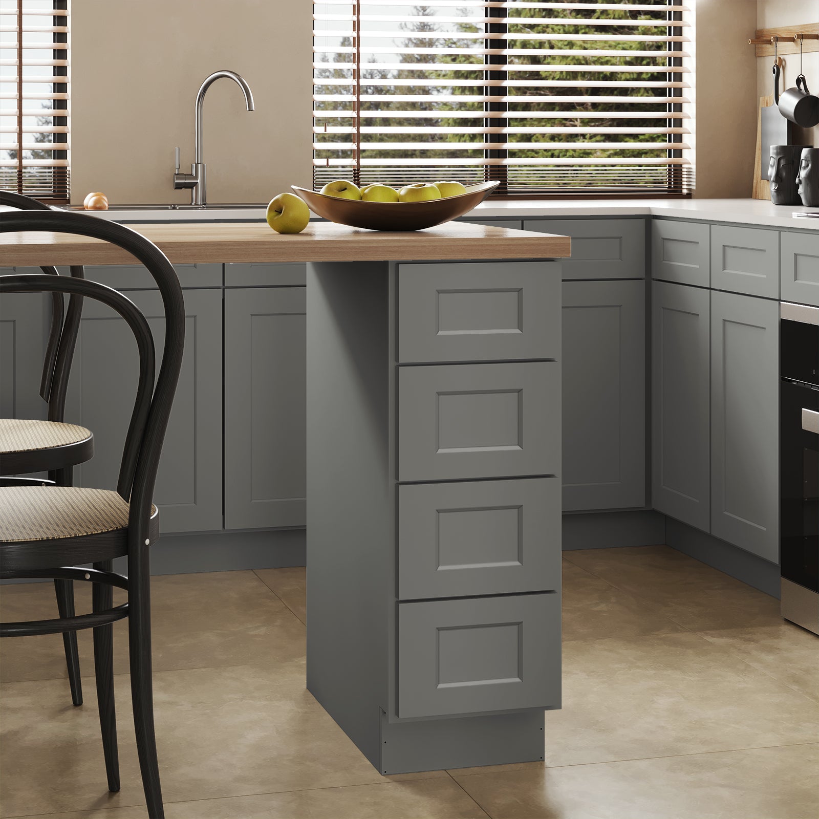 4DB Series Drawer Base Cabinet, Kitchen Cabinet