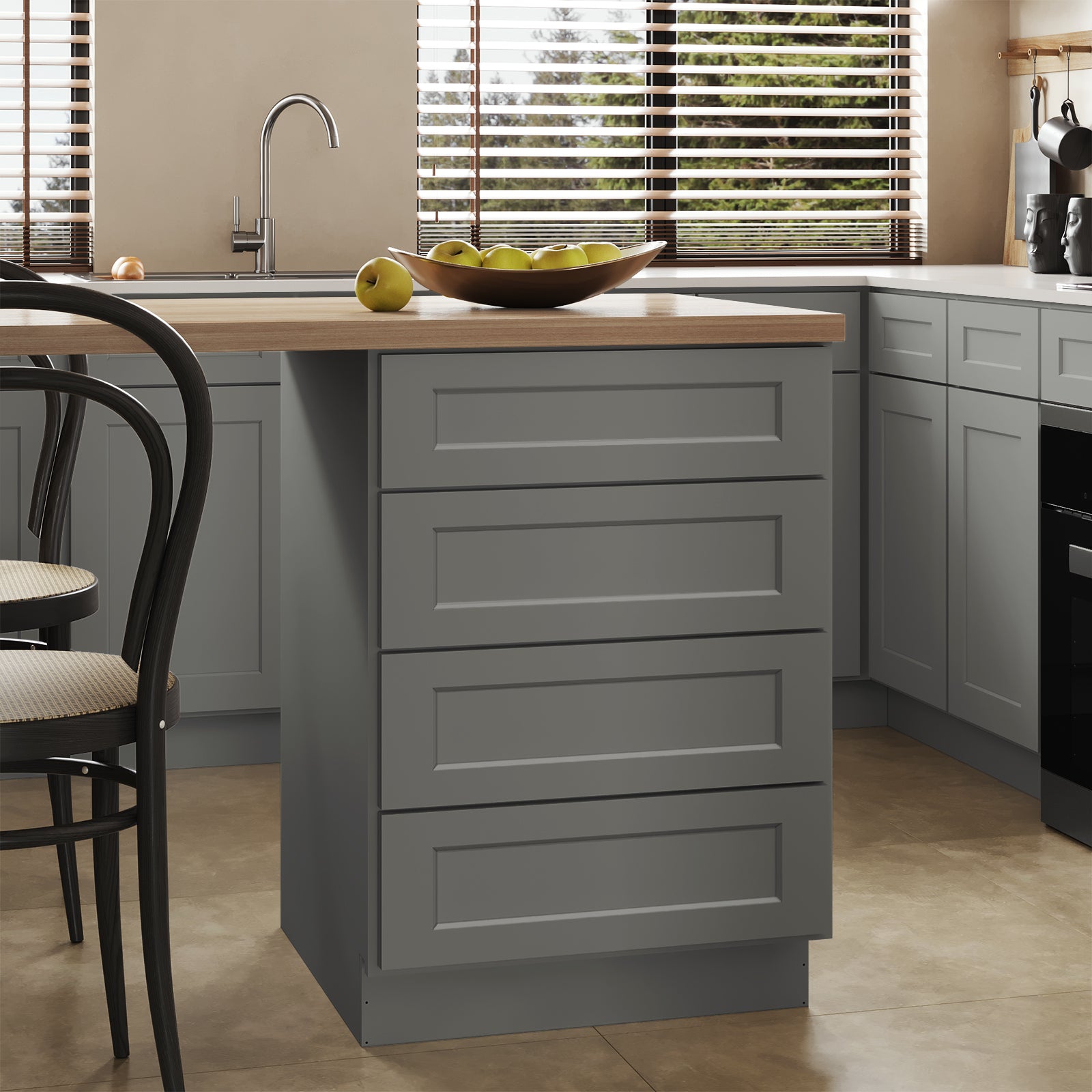 4DB Series Drawer Base Cabinet, Kitchen Cabinet