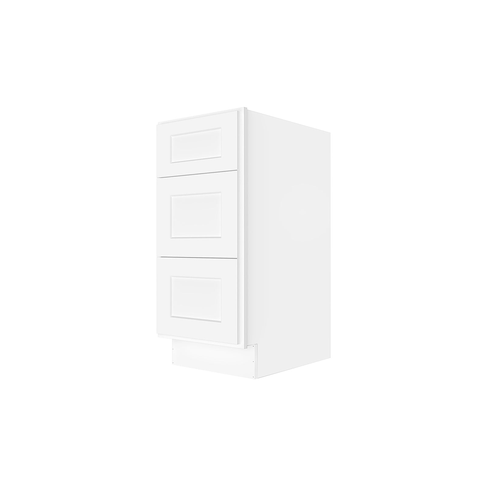 Easy-DIY 15 in. W x 21 in. D x 34.5 in. H in Ready to Assemble Bath Vanity Cabinet without Top in Shaker White