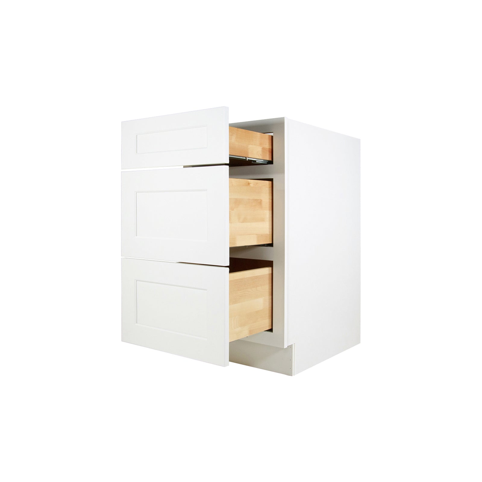 Easy-DIY 18 in. W x 21 in. D x 34.5 in. H in Ready to Assemble Bath Vanity Cabinet without Top in Shaker White