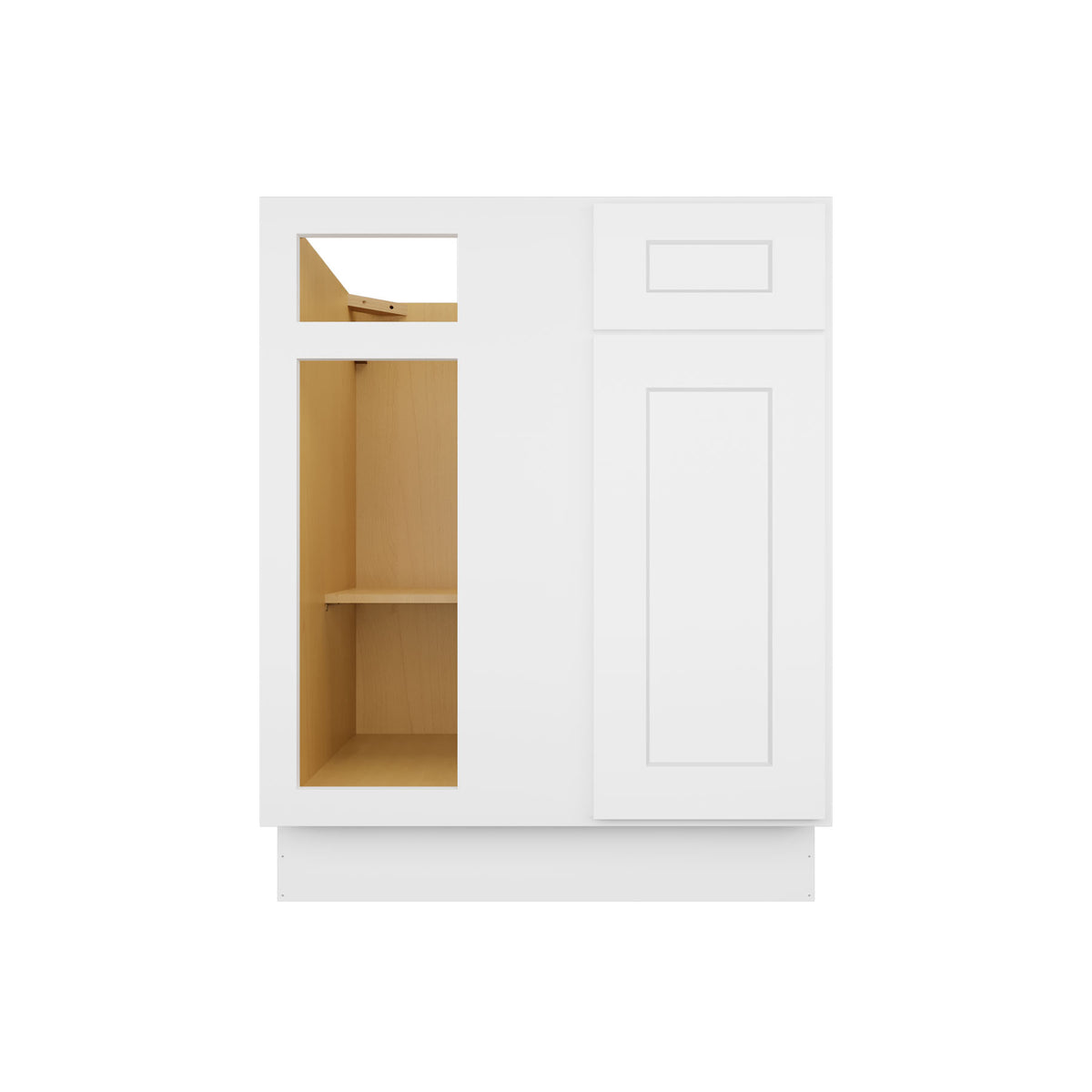 Easy-DIY 36-in W x 24-in D x 34.5-in H in Shaker White Ready to Assemble Blind Bases  Kitchen Cabinet